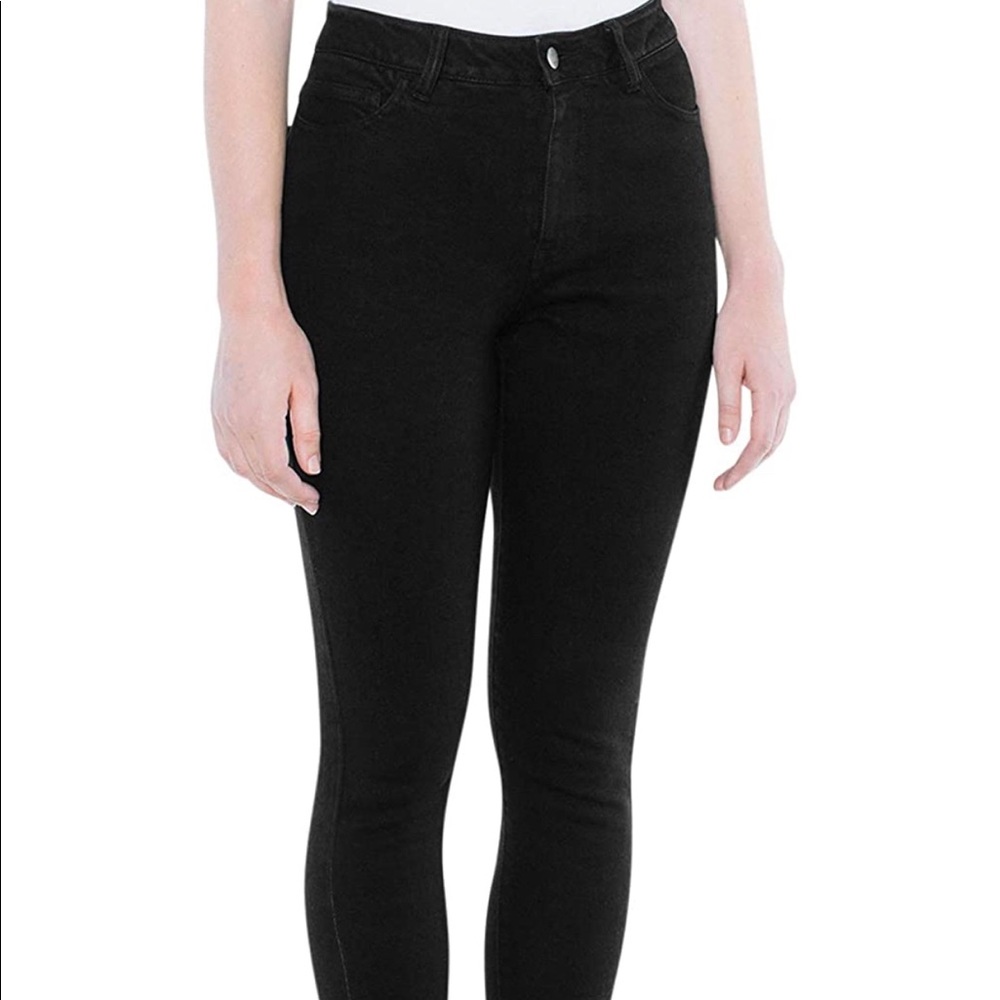 American apparel black pencil jeans